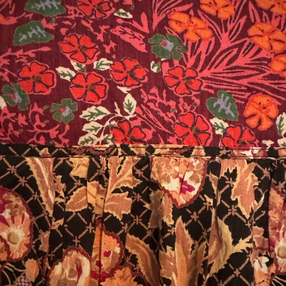 Anthropologie NWOT Floral Print Tunic Dress medium